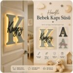 Harfli Bebek Kapı Süsü