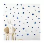 Dekoratif Yıldız Sticker Mavi Sticker  50 Adet Dekoratif Yıldız Sticker